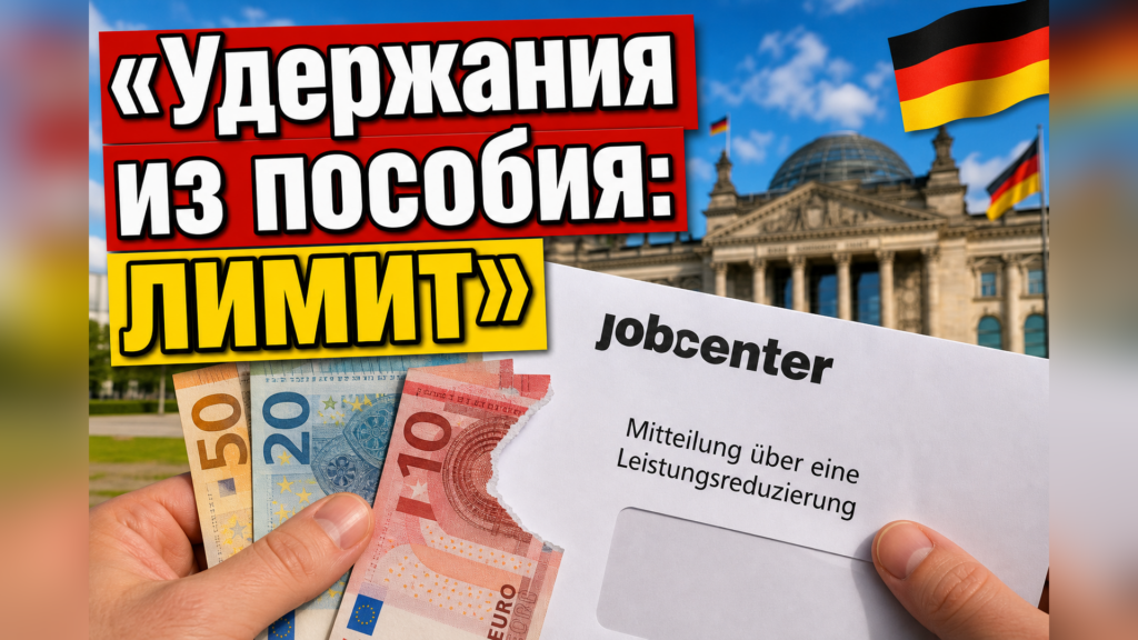 Джобцентр удерживает из пособия - сколько максимум могут забрать