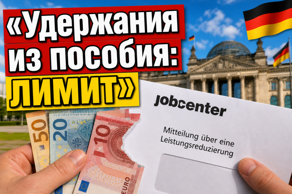 Джобцентр удерживает из пособия - сколько максимум могут забрать