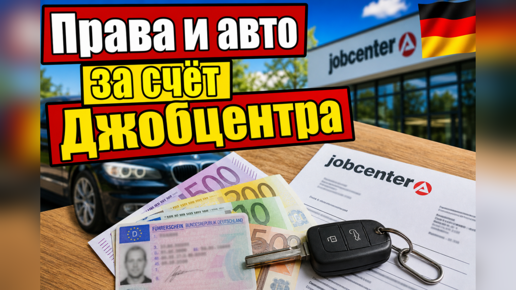 Как Джобцентр оплатит водительские права и авто - Vermittlungsbudget (§44 SGB III)