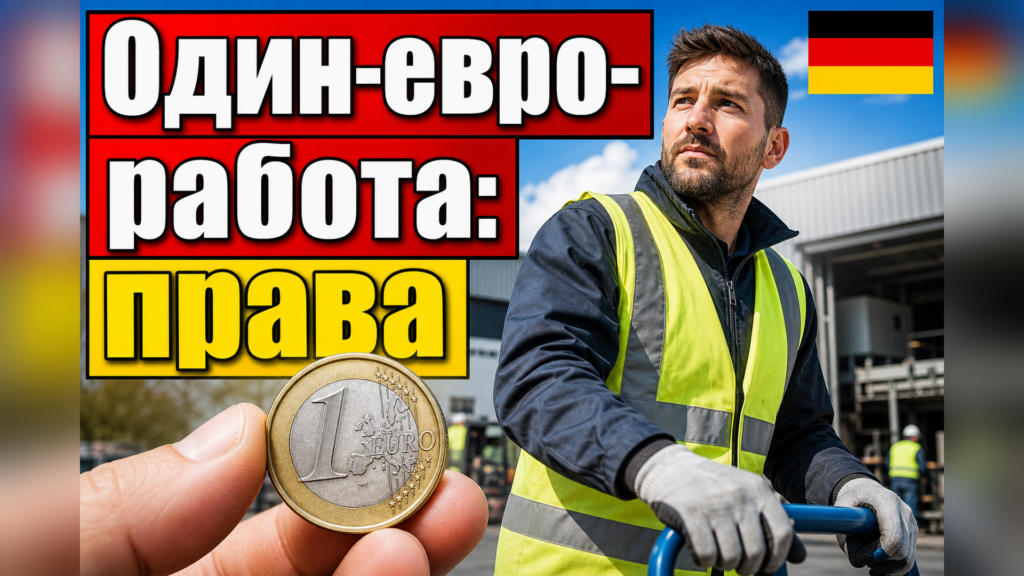 Один-евро-работа (Ein-Euro-Job) - что это, сколько платят и какие права