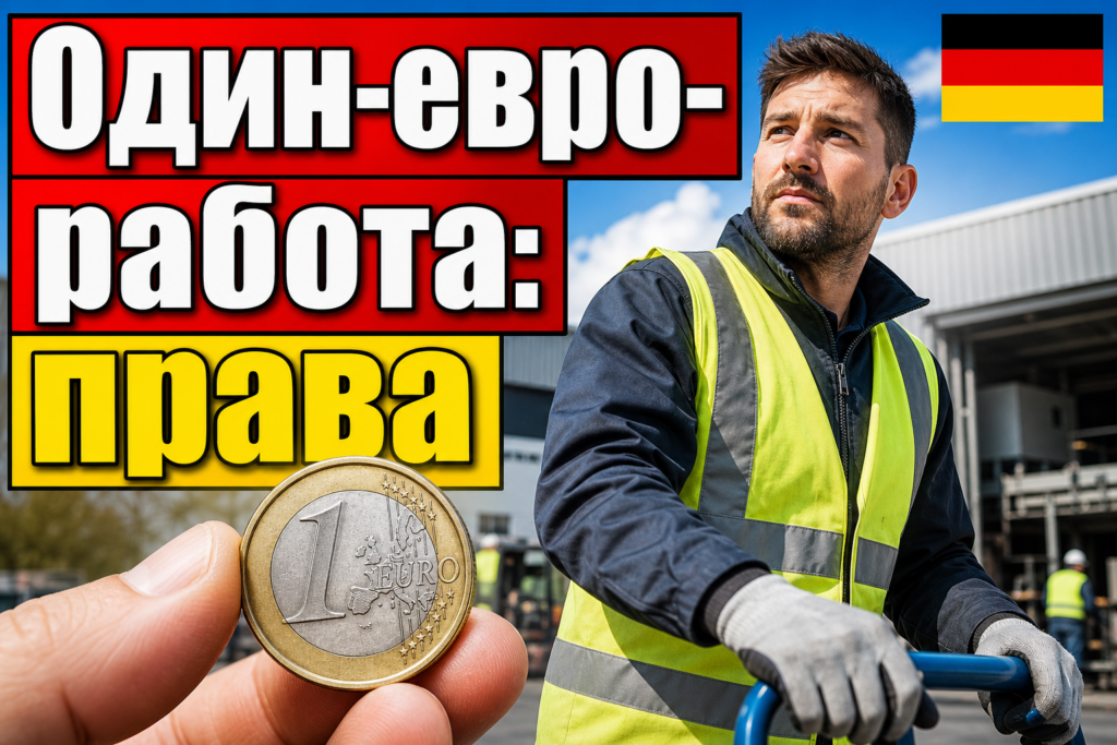 Один-евро-работа (Ein-Euro-Job) - что это, сколько платят и какие права