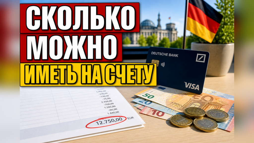 Сколько денег можно иметь на счету - и не потерять пособие (Bürgergeld)