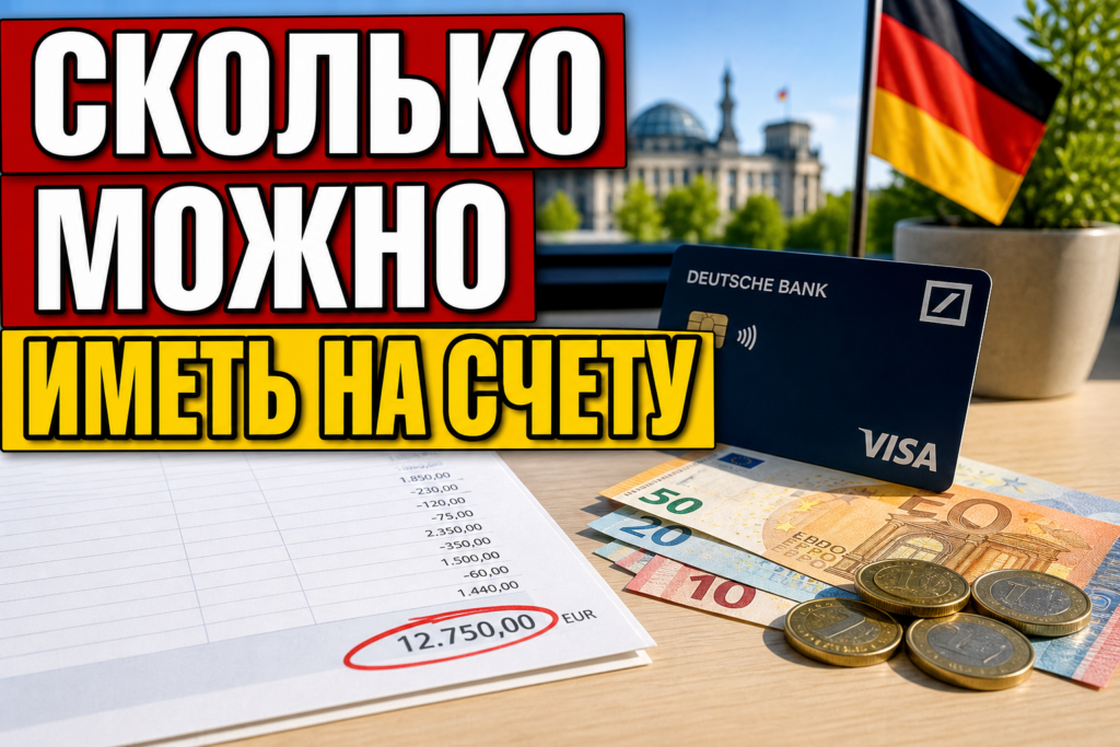 Сколько денег можно иметь на счету - и не потерять пособие (Bürgergeld)
