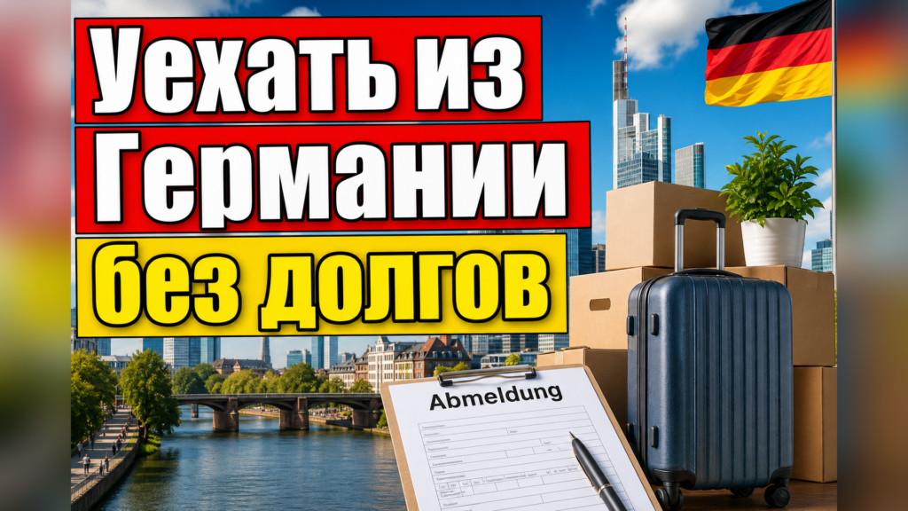 Как правильно уехать из Германии и не получить долги и суды (Abmeldung)