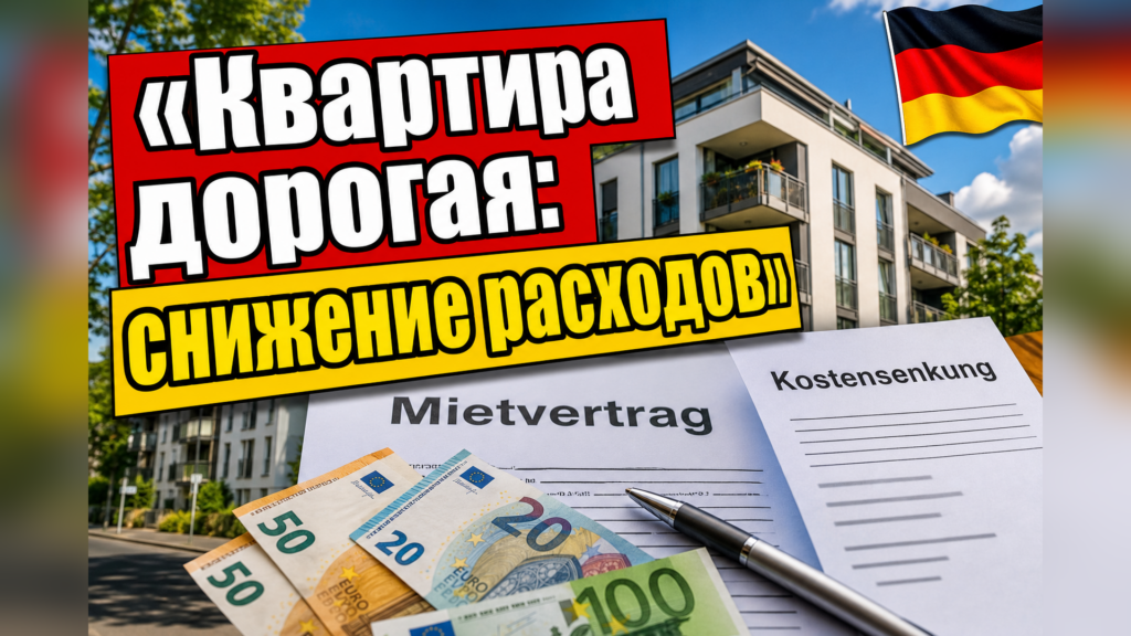 Квартира слишком дорогая - процедура снижения расходов (Kostensenkung)