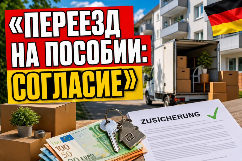 Переезд на пособии - согласие Джобцентра, залог и двойная аренда