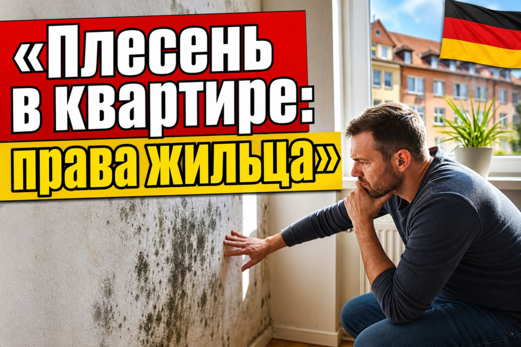 Холод и плесень в квартире - как заставить владельца сделать ремонт (Mängelanzeige и Mietminderung)