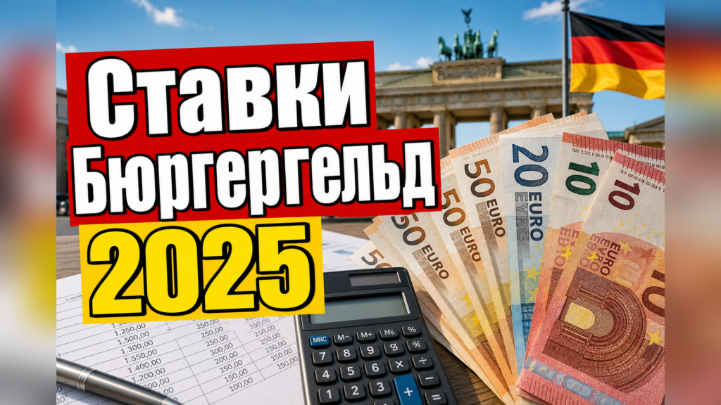 Кто сколько получает - таблица ставок Бюргергельд 2025