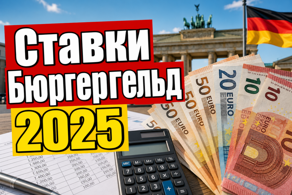 Кто сколько получает - таблица ставок Бюргергельд 2025