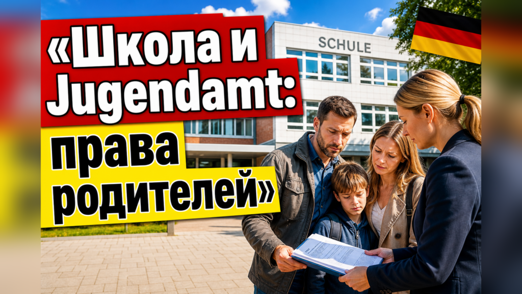 Опека, оценки и распределение в школы - права родителей в Германии (Jugendamt и школьная система)