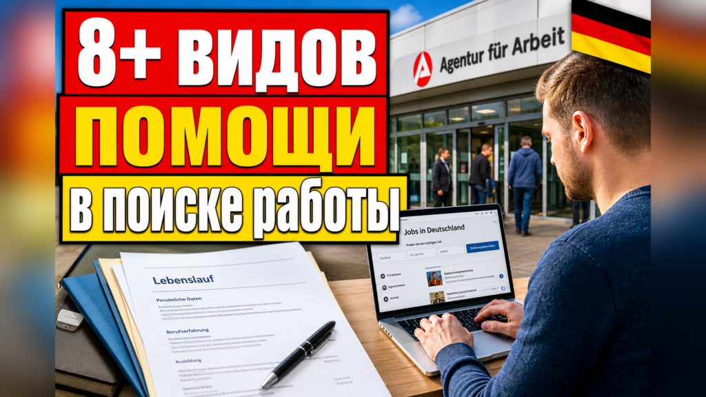 8+ видов помощи при поиске работы - полный обзор §16 SGB II