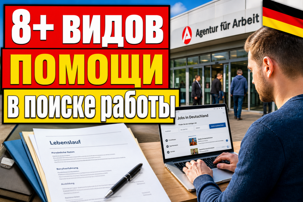 8+ видов помощи при поиске работы - полный обзор §16 SGB II