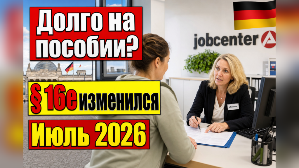 § 16e SGB II с 1 июля 2026: кто теперь имеет право?