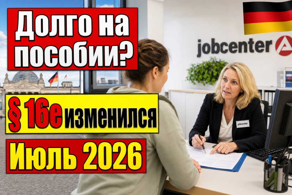 § 16e SGB II с 1 июля 2026: кто теперь имеет право?