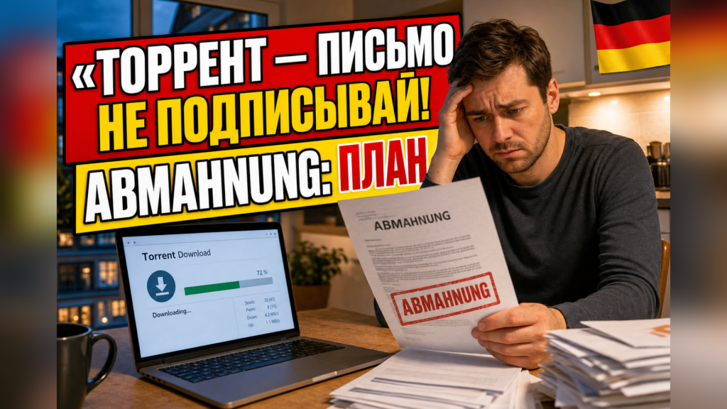 Abmahnung за торрент: что делать и чего не делать?