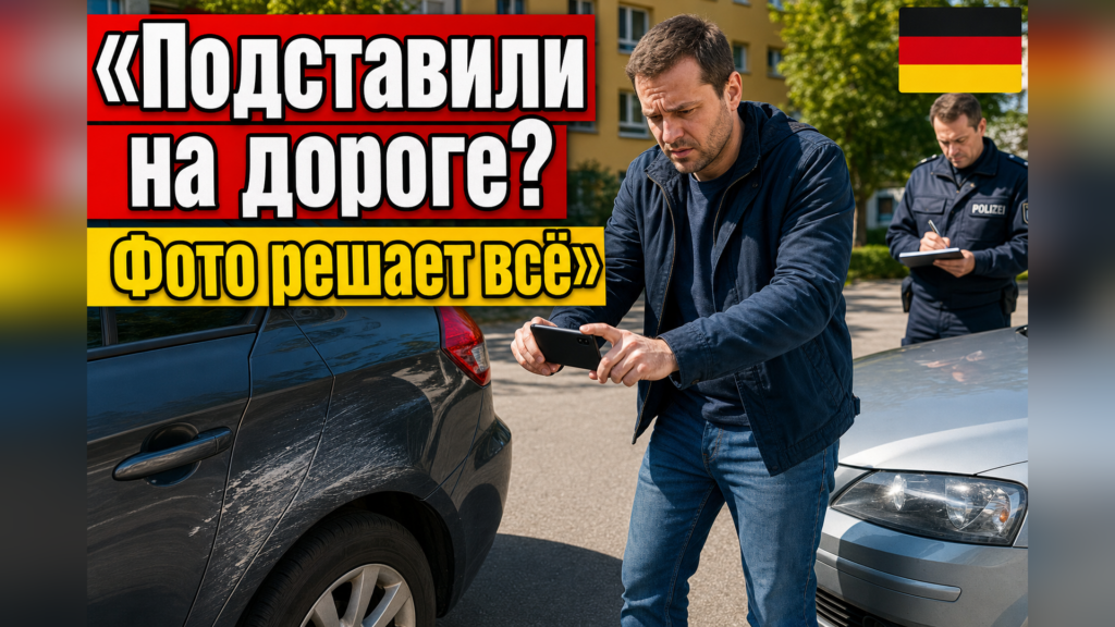 Автоподставщики в Германии: как фото спасло от выплаты?