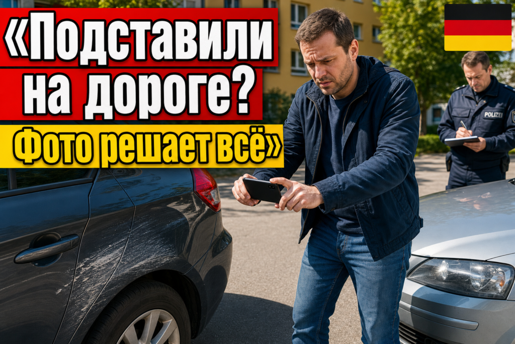 Автоподставщики в Германии: как фото спасло от выплаты?