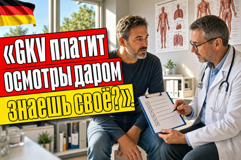 Бесплатные осмотры для мужчин в Германии: что положено по возрасту?
