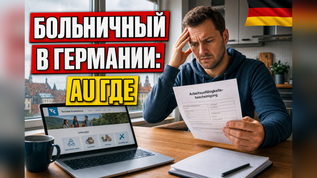 Больничный в Германии: как работает AU и где теряют деньги?