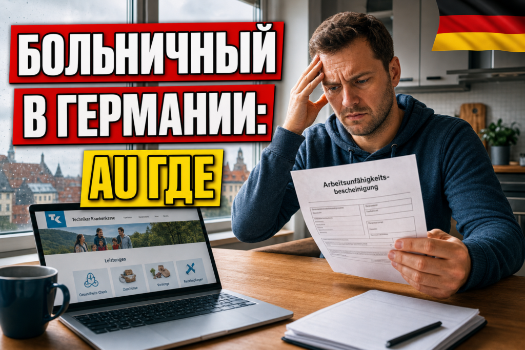 Больничный в Германии: как работает AU и где теряют деньги?