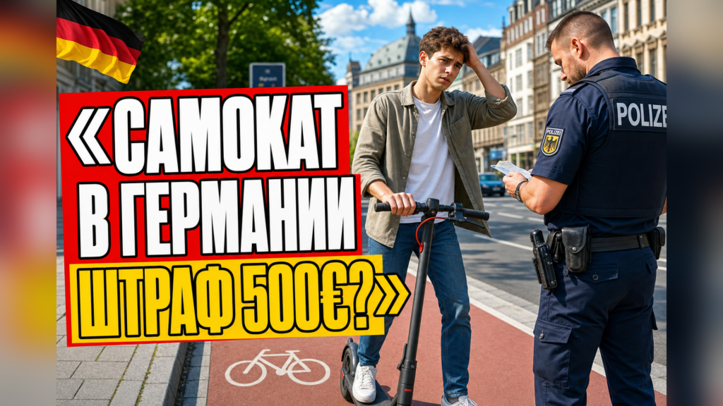 Электросамокат в Германии: штрафы, страховка и правила