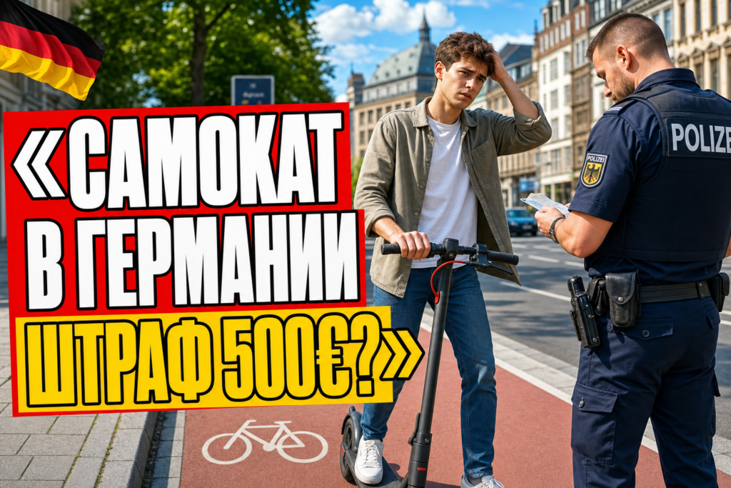 Электросамокат в Германии: штрафы, страховка и правила
