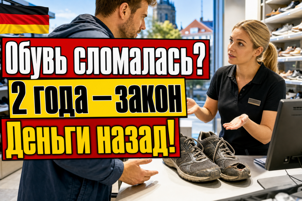 Гарантия на обувь в Германии: 2 года — как это работает?