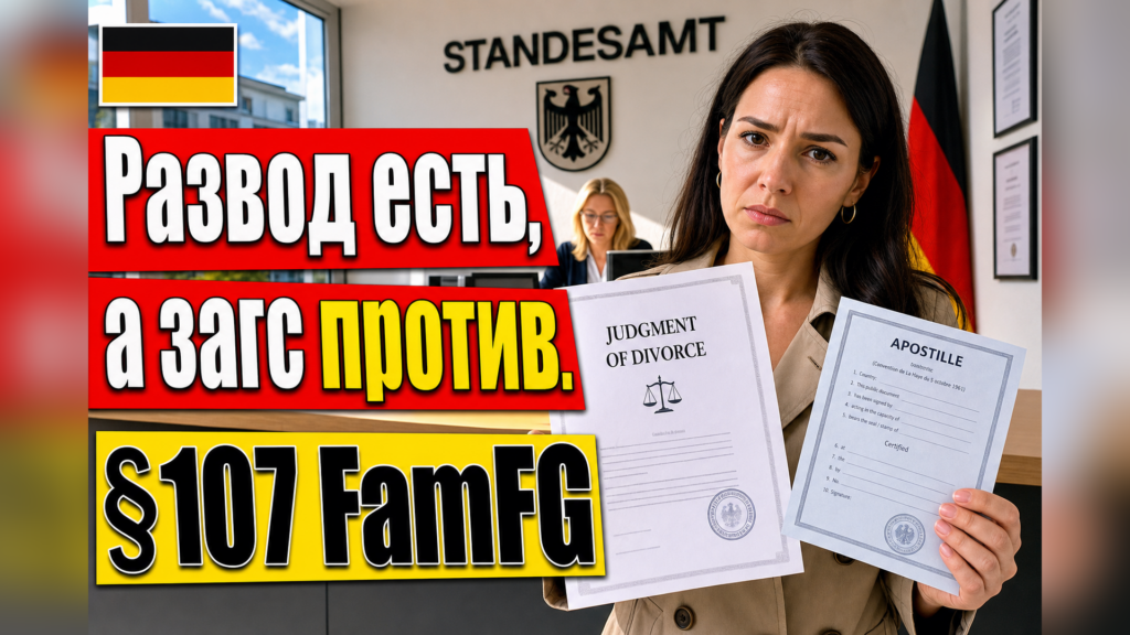 Развод за границей: признаёт ли его Германия?