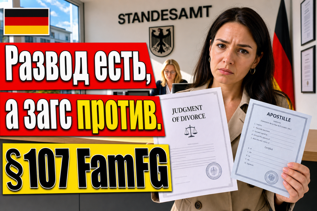 Развод за границей: признаёт ли его Германия?