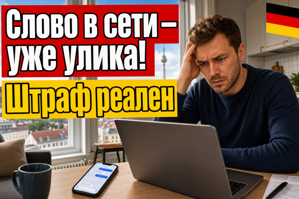Оскорбление в интернете в Германии: чем это грозит?