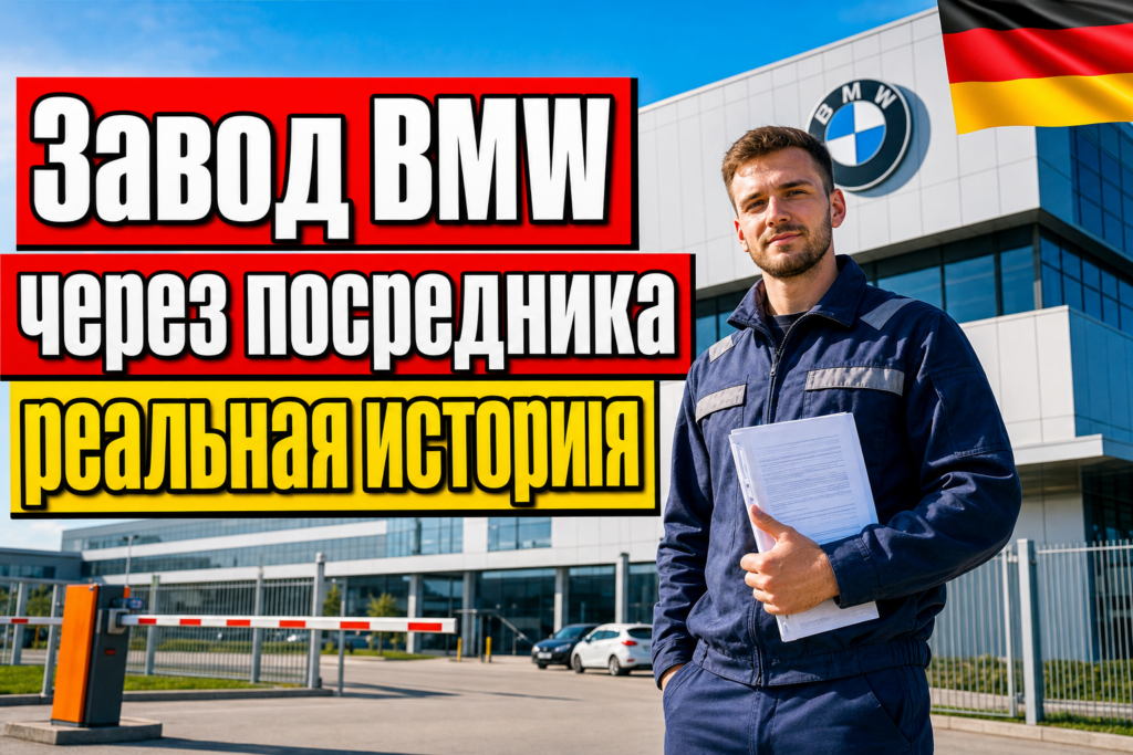 Как устроиться на завод BMW через Zeitarbeit?