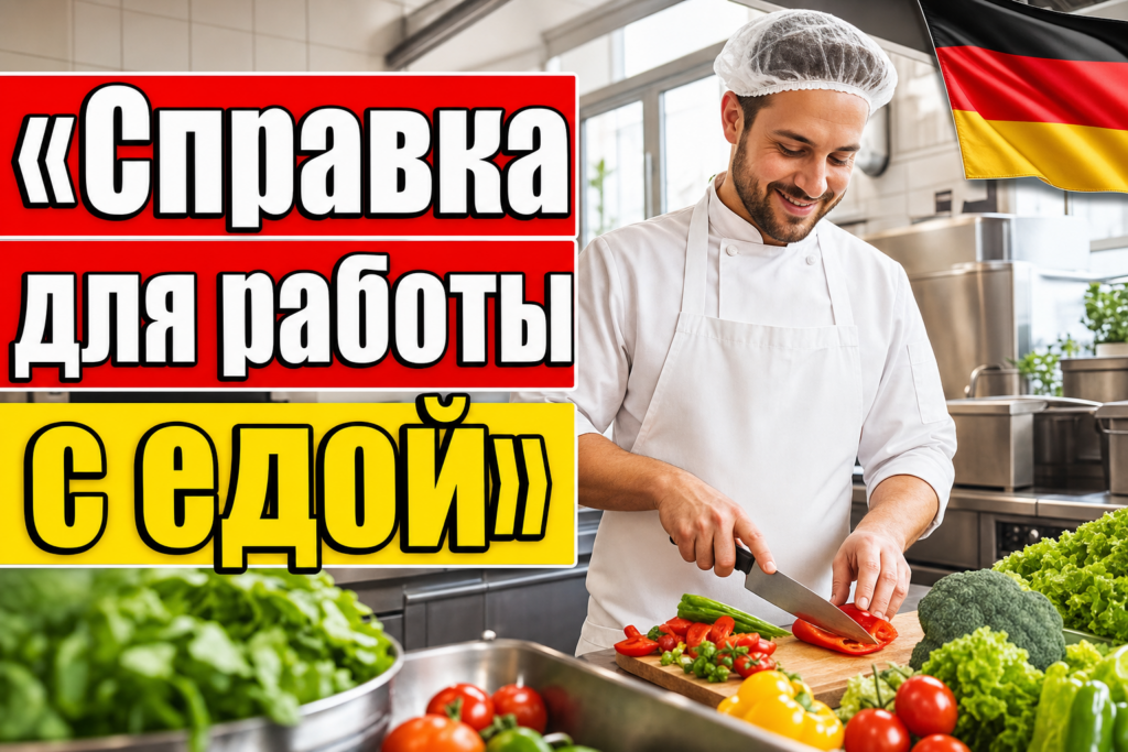 Bescheinigung nach §43 IfSG: как получить справку для работы с едой?