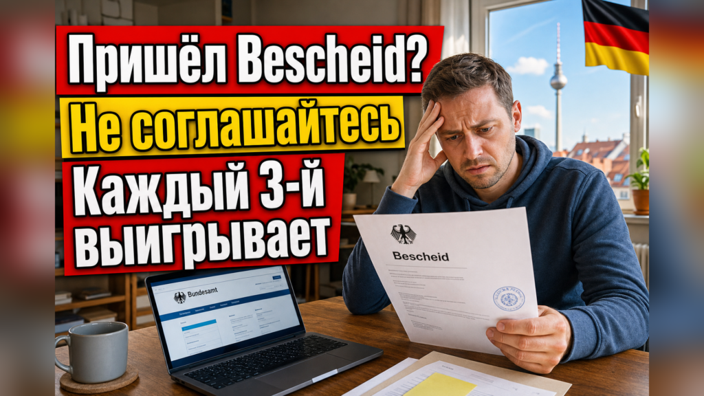 Отказ из Jobcenter: стоит ли подавать Widerspruch?