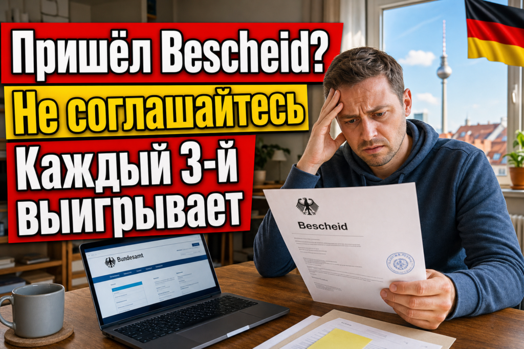 Отказ из Jobcenter: стоит ли подавать Widerspruch?