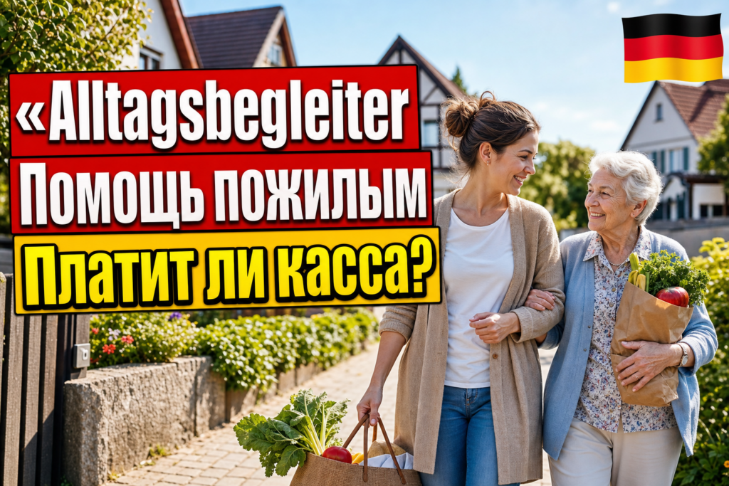 Как стать Alltagsbegleiter и получать оплату через Pflegekasse?