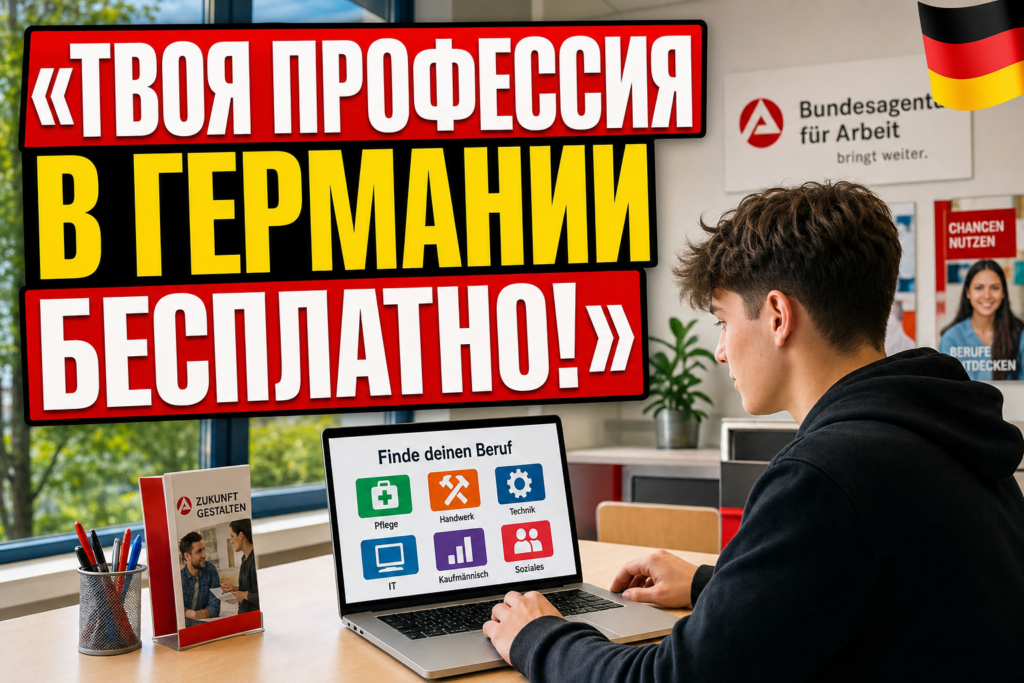 Как Arbeitsagentur помогает с поиском профессии в Германии?