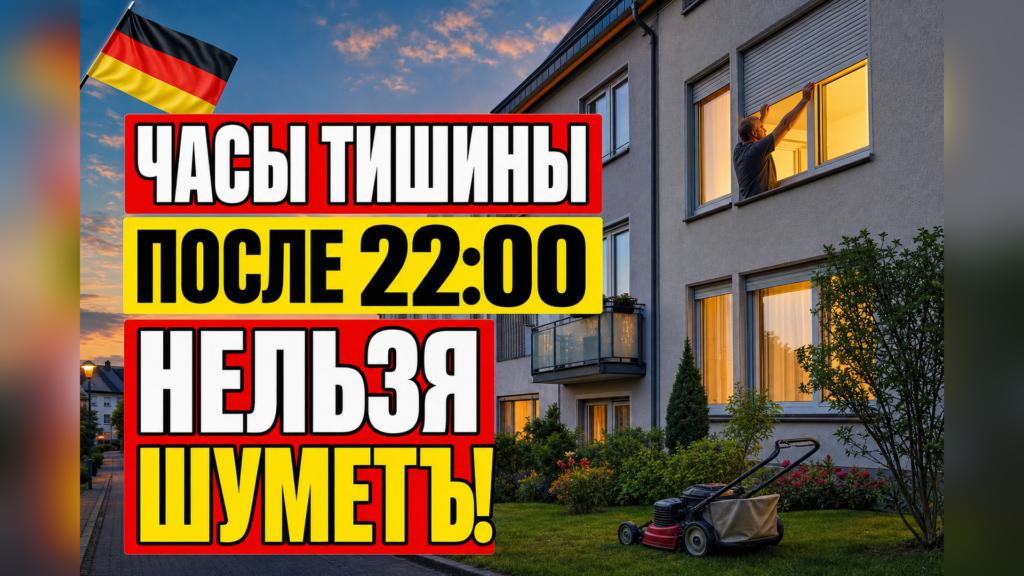 Часы тишины в Германии: когда нельзя шуметь соседям?
