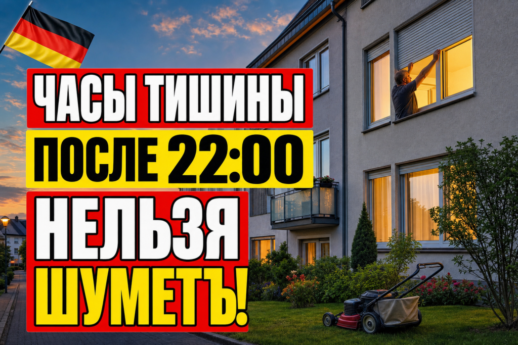Часы тишины в Германии: когда нельзя шуметь соседям?
