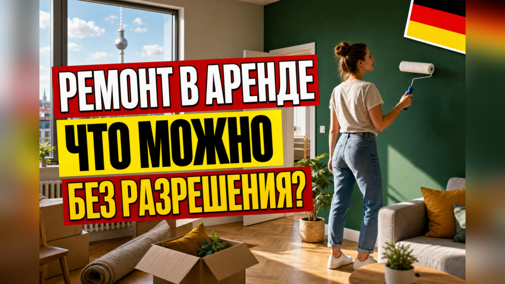Что можно менять в съёмной квартире в Германии