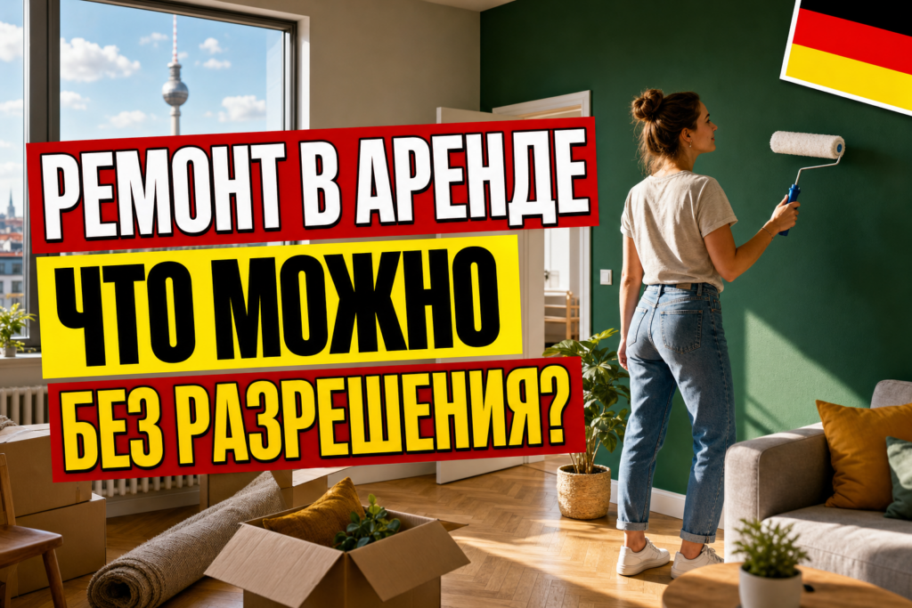 Что можно менять в съёмной квартире в Германии