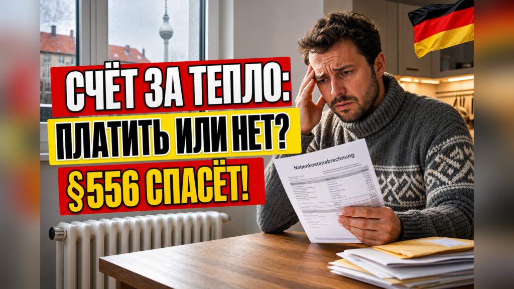 Доплата за отопление: как разобраться в счёте Nebenkosten