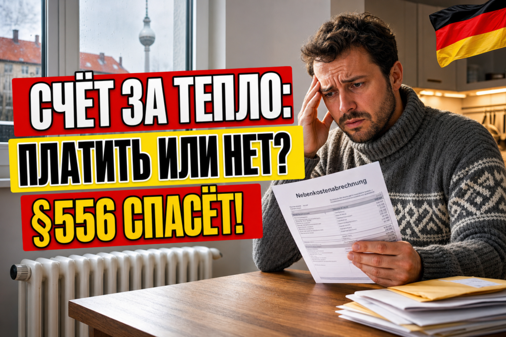 Доплата за отопление: как разобраться в счёте Nebenkosten
