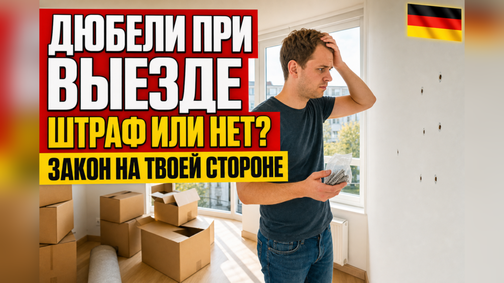 Дюбельные дыры при выезде из квартиры: заделывать или нет
