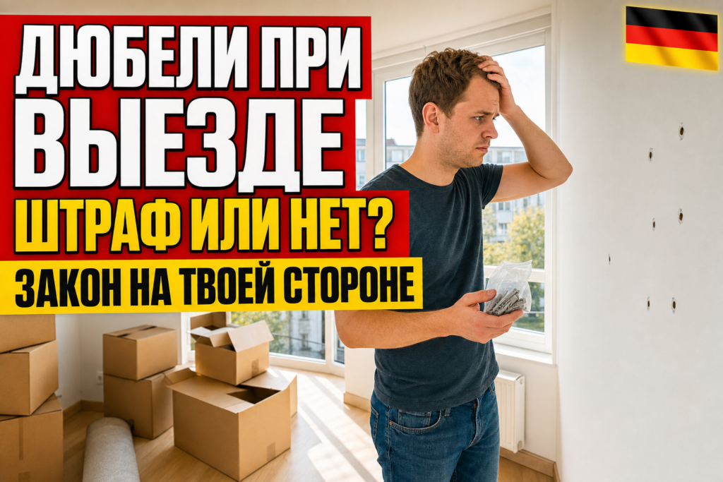 Дюбельные дыры при выезде из квартиры: заделывать или нет