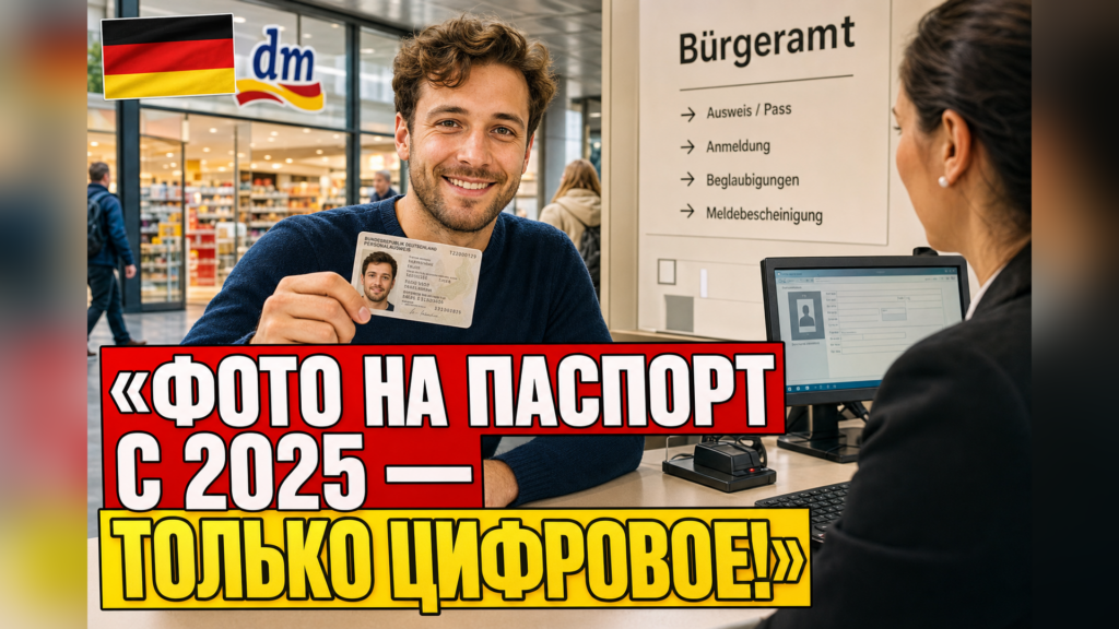 Фото на документы в Германии: как сделать биометрическое фото