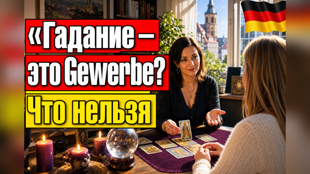 Можно ли открыть бизнес на гадании в Германии?
