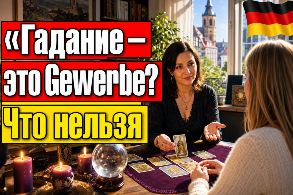 Можно ли открыть бизнес на гадании в Германии?