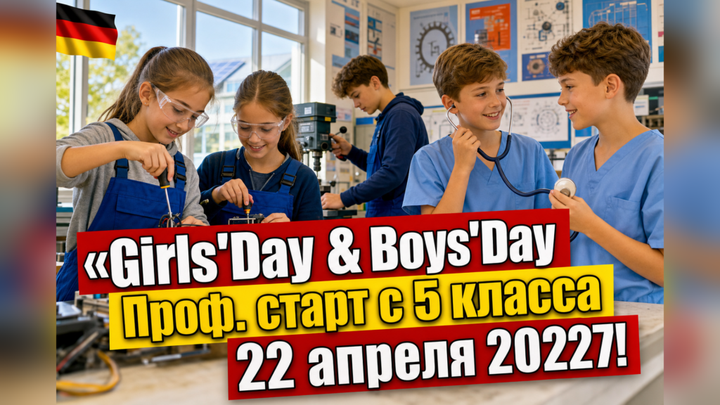 Girls'Day и Boys'Day в Германии: зачем это детям