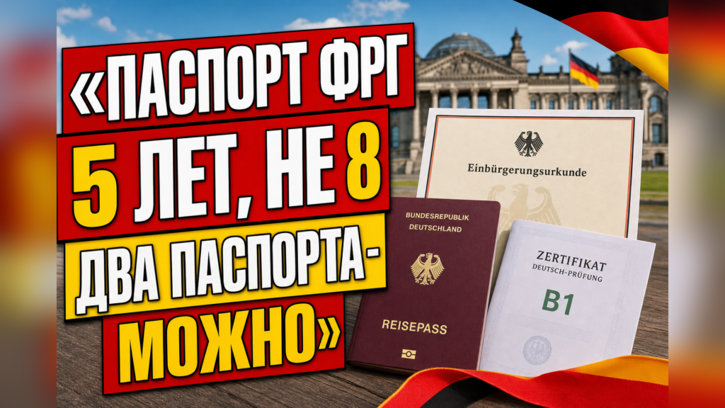 Гражданство Германии: условия натурализации в 2026 году