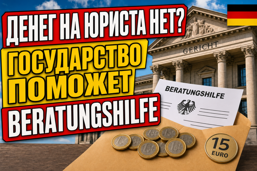 Как получить Beratungshilfe: помощь на адвоката при малом доходе
